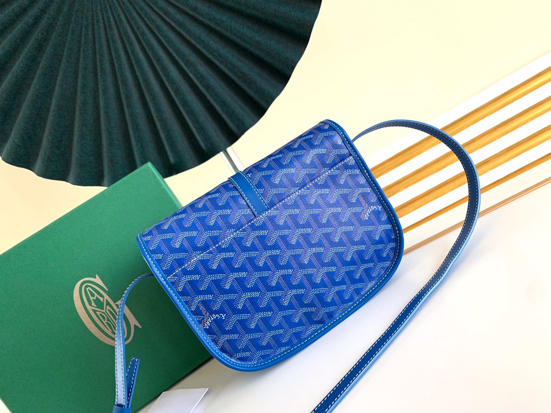 고야드 벨베데르 크로스백 스카이 블루