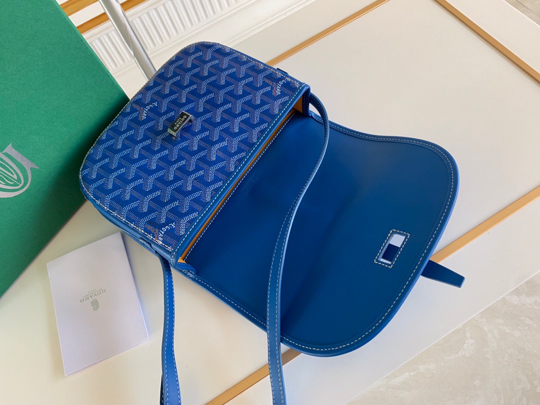 고야드 벨베데르 크로스백 스카이 블루