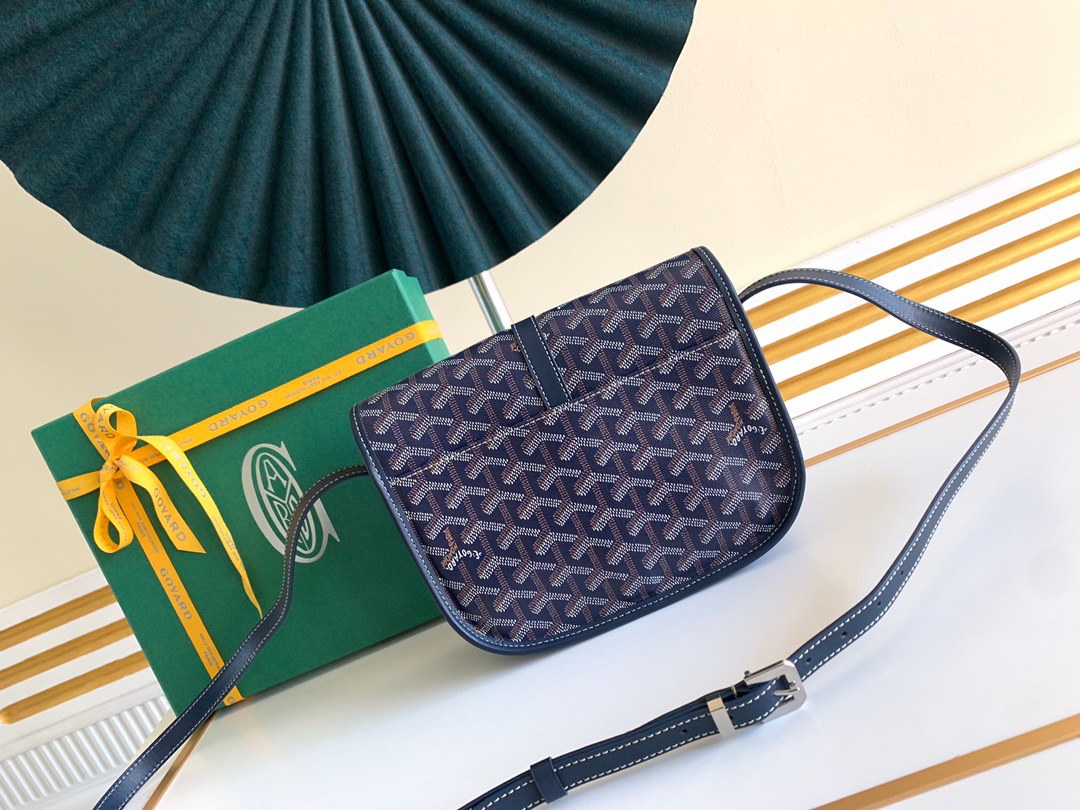 고야드 벨베데르 크로스백 마린 블루