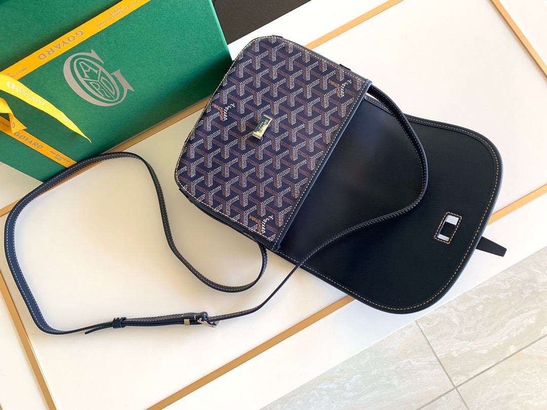 고야드 벨베데르 크로스백 마린 블루