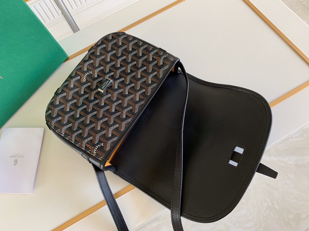 고야드 벨베데르 크로스백 블랙