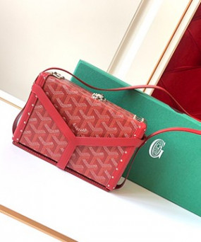 고야드 19FW 트렁크 스트랩백 레드