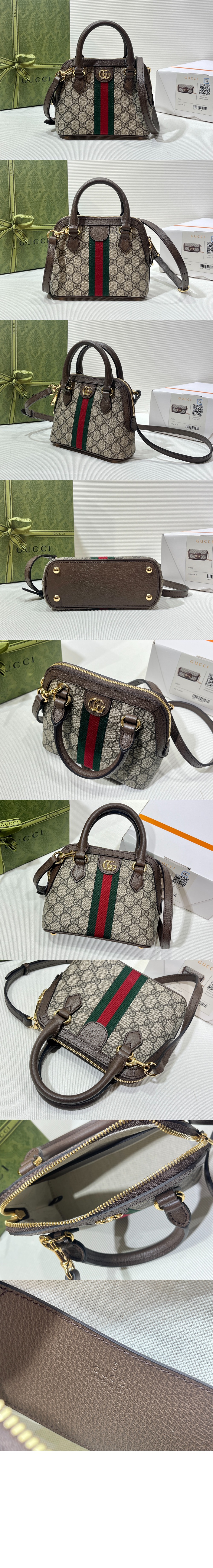 구찌 GG 미니 탑 핸들백 772216