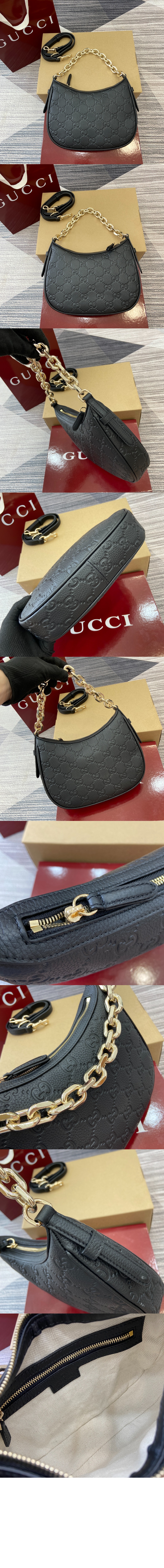 구찌 GG 엠블럼 스몰 숄더백 815409