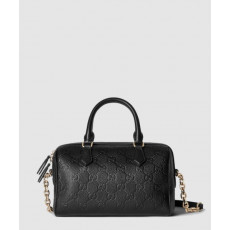 구찌 GG 엠블럼 스몰 탑 핸들백 815255