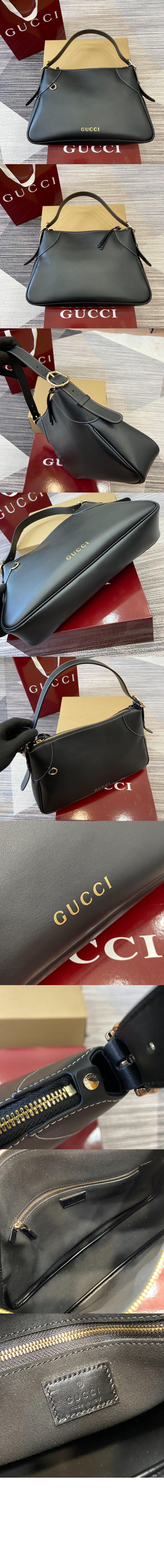 구찌 GG 엠블럼 미디엄 숄더백 815217