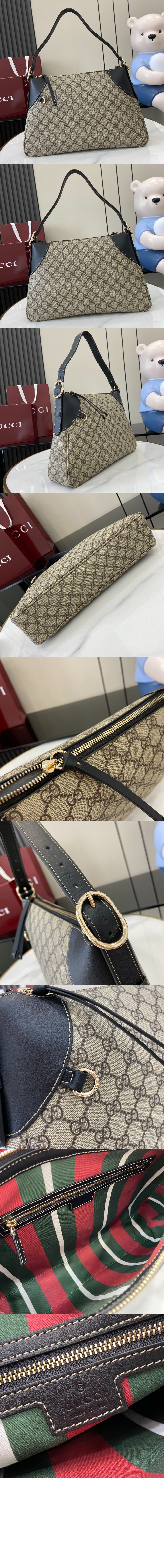 구찌 GG 엠블럼 미디엄 숄더백 815217