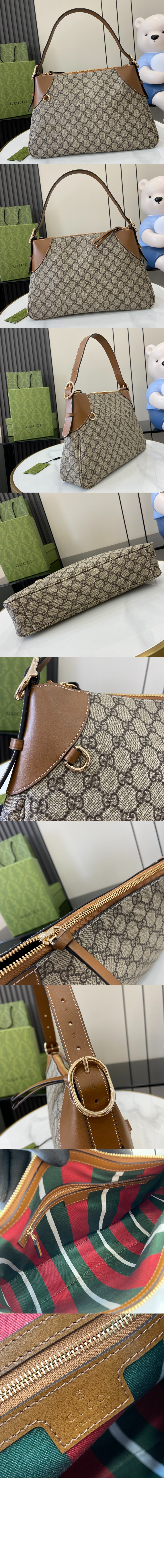 구찌 GG 엠블럼 미디엄 숄더백 815217