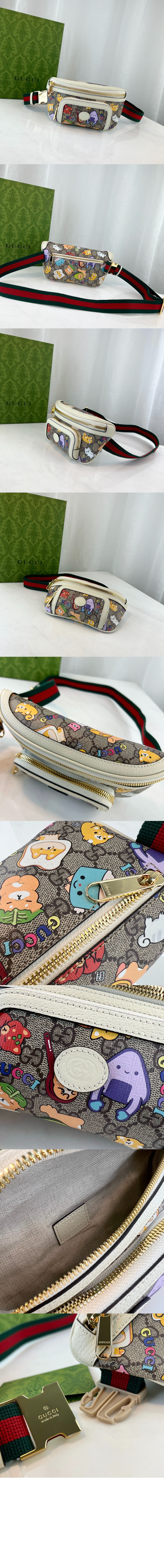 인터로킹 G 벨트백 682933