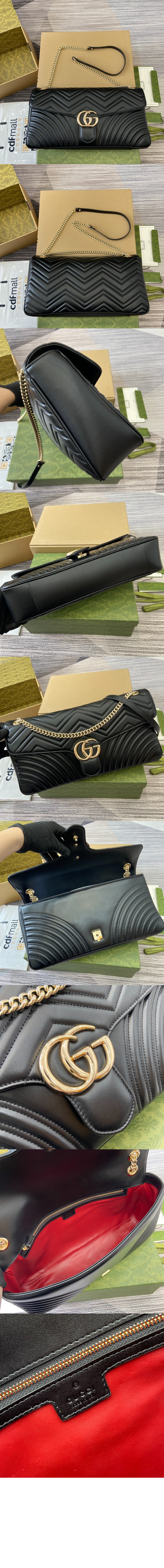 미디엄 레더 숄더백 788371