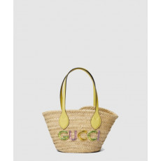 로고 미니 스트로우 토트백 782381