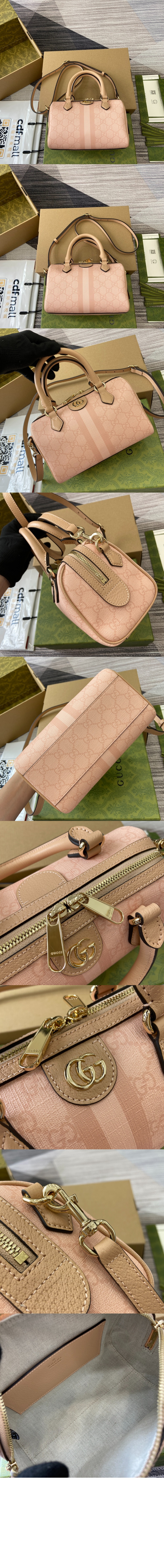 구찌 GG 미니 탑 핸들백 772053