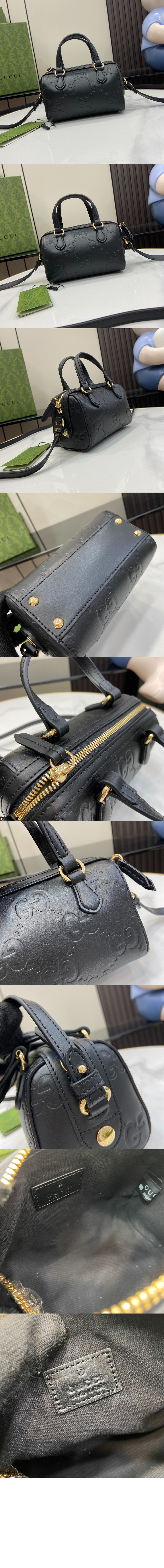 구찌 GG 수퍼 미니 탑 핸들백 790130