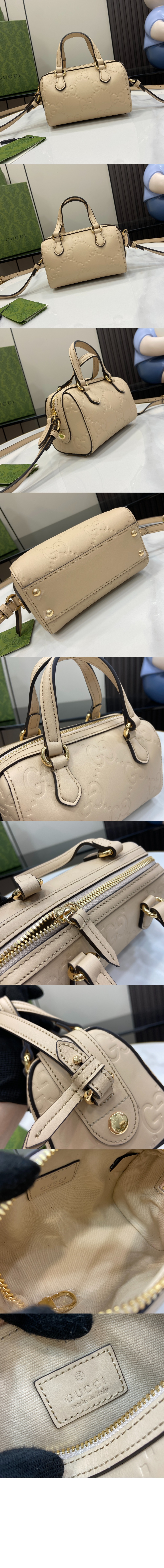 구찌 GG 수퍼 미니 탑 핸들백 790130