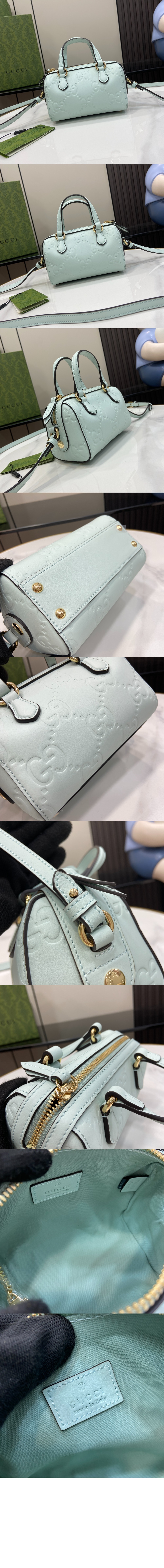 구찌 GG 수퍼 미니 탑 핸들백 790130