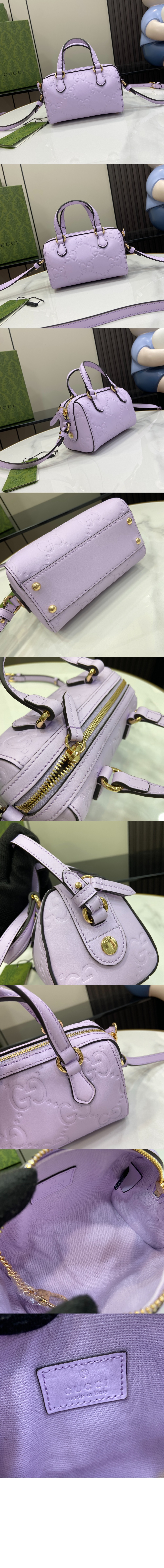 구찌 GG 수퍼 미니 탑 핸들백 790130