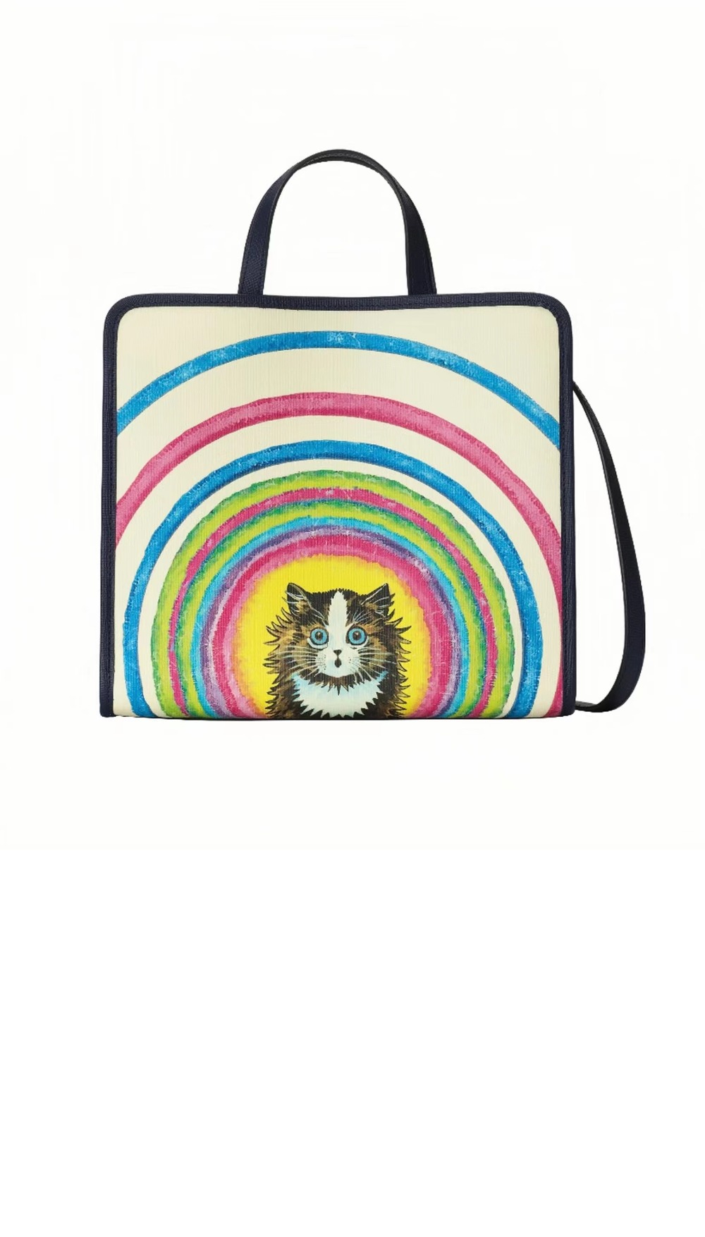 프린트 숄더 토트백 630542