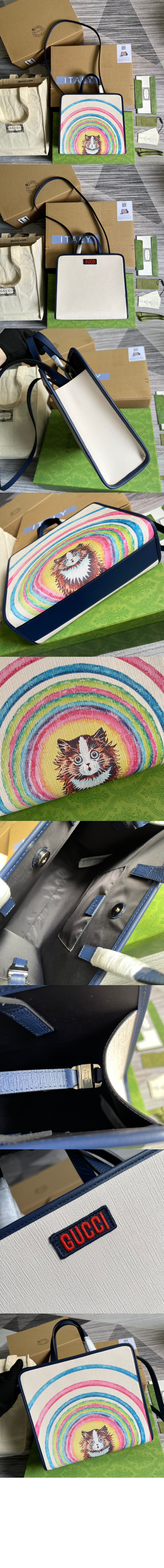 프린트 숄더 토트백 630542