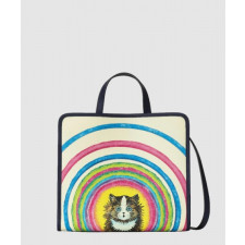 프린트 숄더 토트백 630542