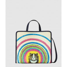 프린트 숄더 토트백 630542