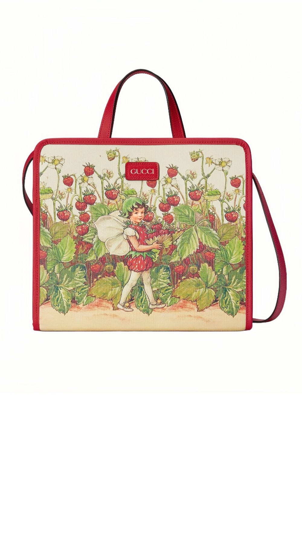 딸기 선녀프린트 토트백 630542