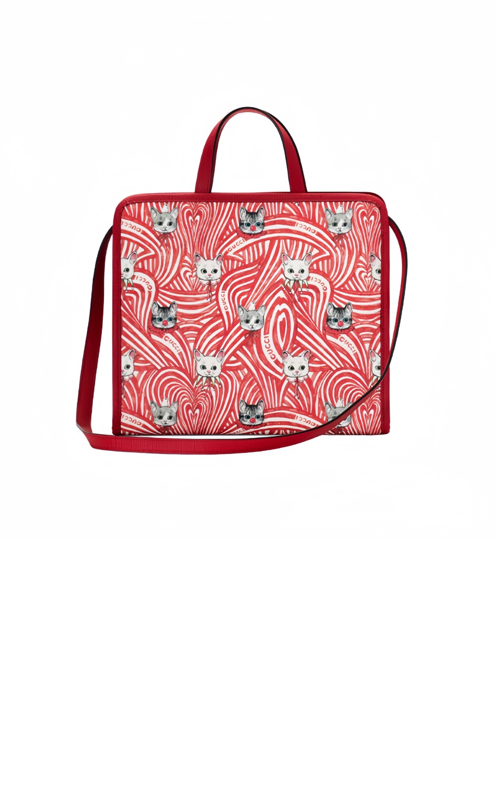 고양이 프린트 토트백 630542