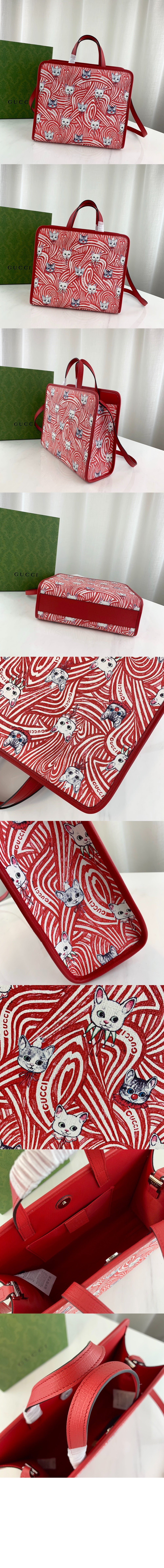 고양이 프린트 토트백 630542