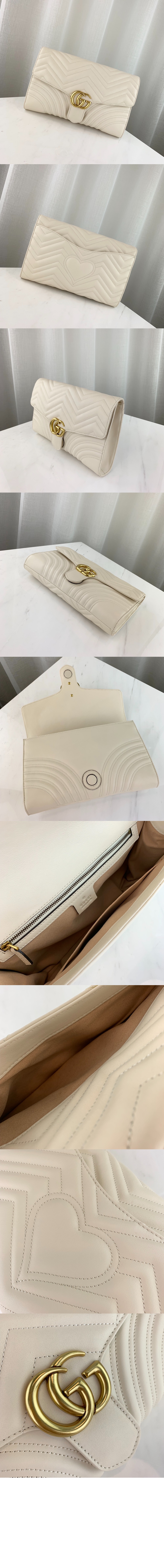 구찌 GG 마몬트 마틀라세 클러치 498079