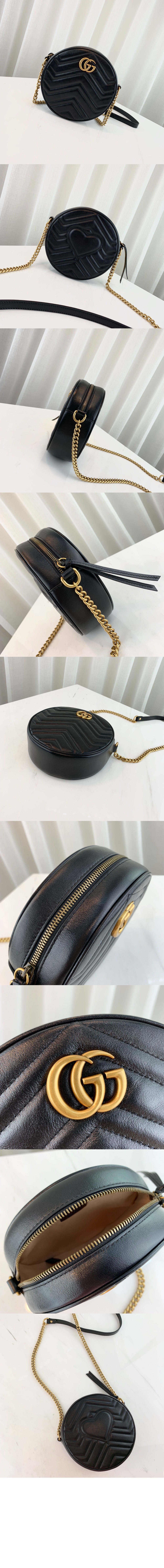 구찌 GG 마몽 미니 라운드백 550154