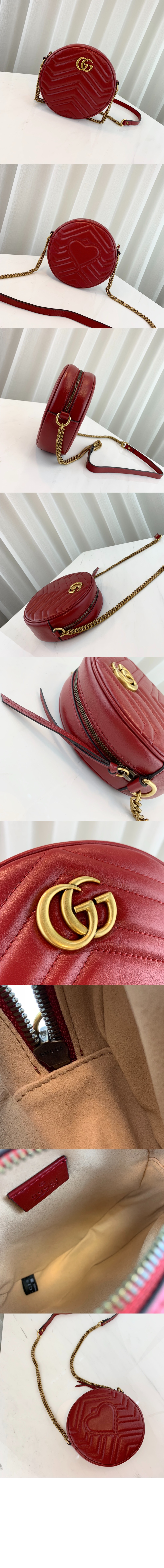 구찌 GG 마몽 미니 라운드백 550154