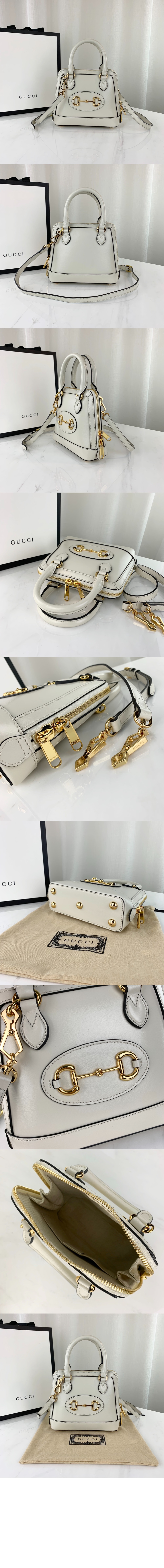 홀스빗 1955 미니 탑핸들백 레더 640716