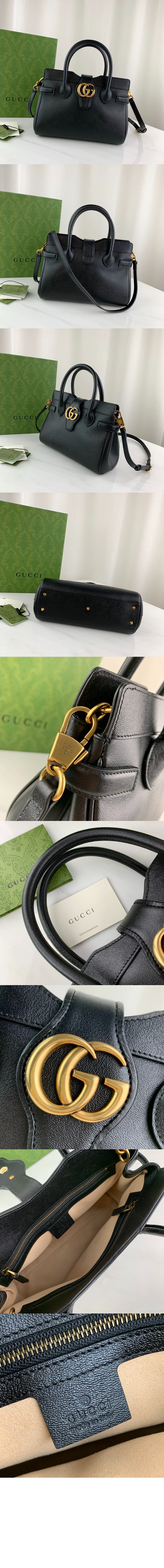 구찌 GG 스몰 탑핸들백 658450