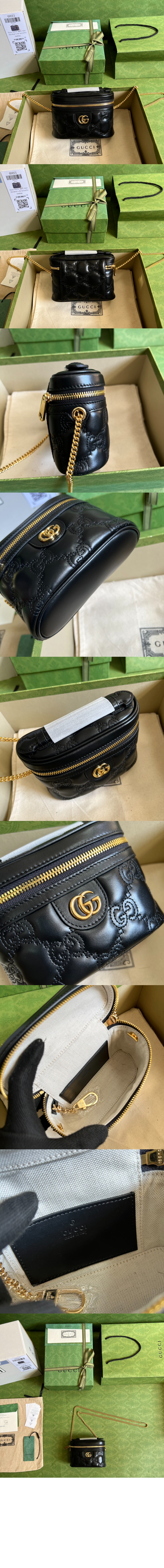 구찌 GG 마틀라세 탑 핸들 미니백 723770