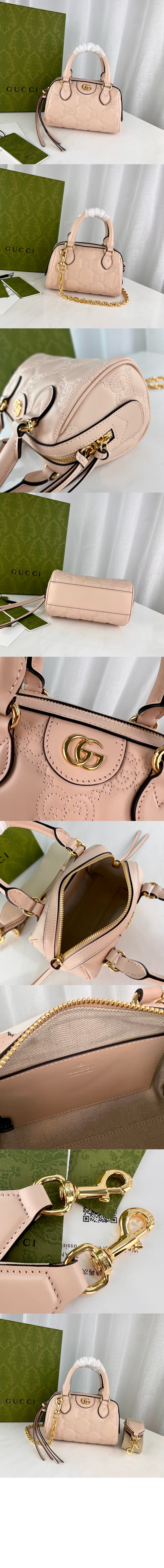 구찌 GG 마몽 마틀라세 미니 토트백 702251