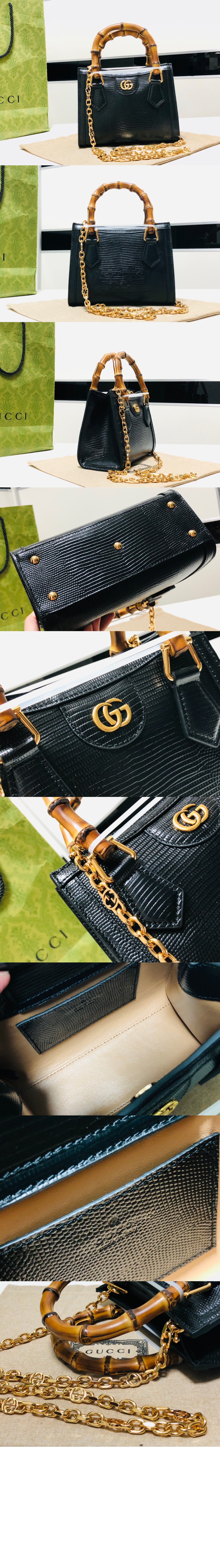 리자드 다이애나 미니 토트백 675800