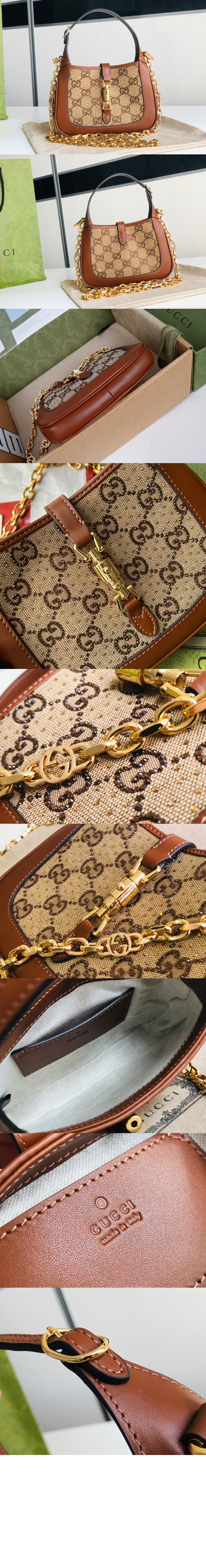 재키 1961 GG 시퀸 미니백 675799