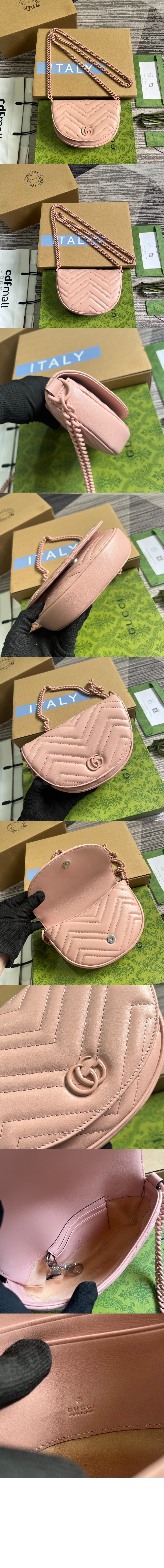 구찌 GG 마몽 마틀라세 체인 미니백 746431