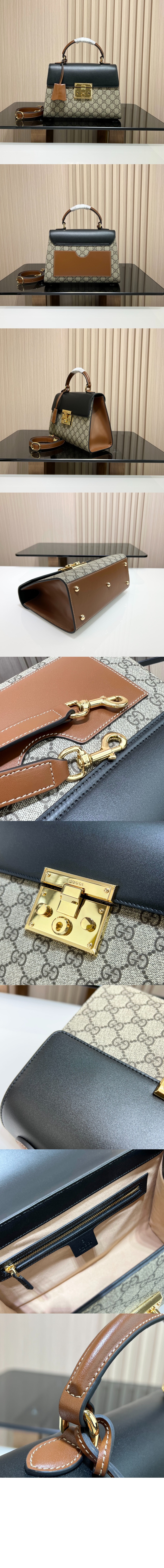 패드락 GG 수프림 탑핸들백 453188