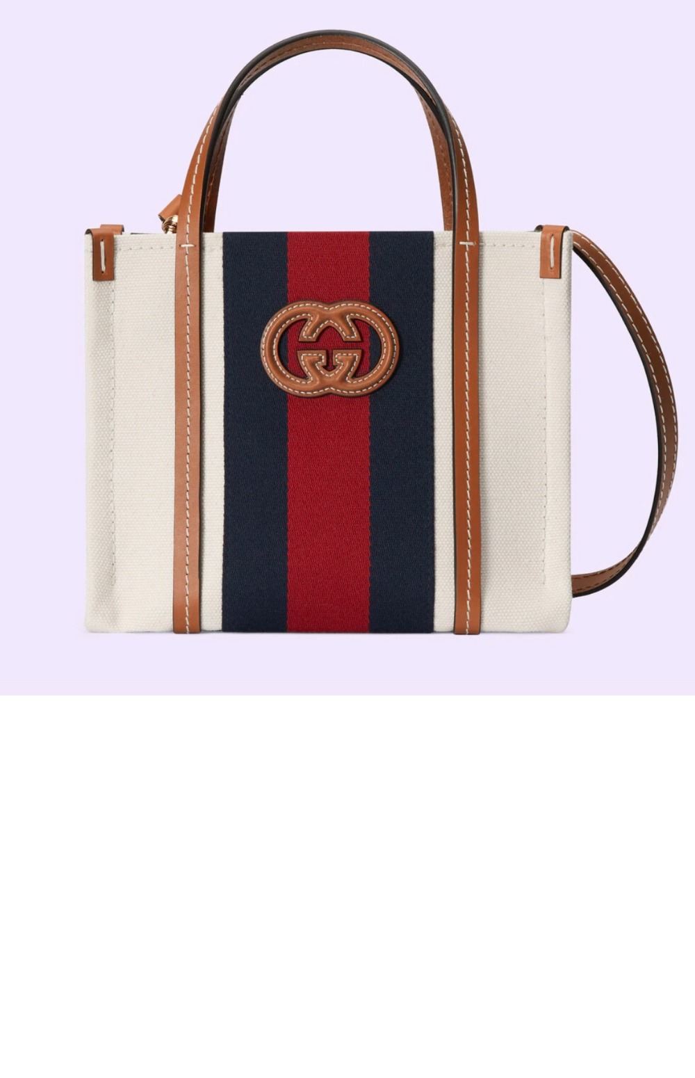 미니 인터로킹 G 토트백 727735