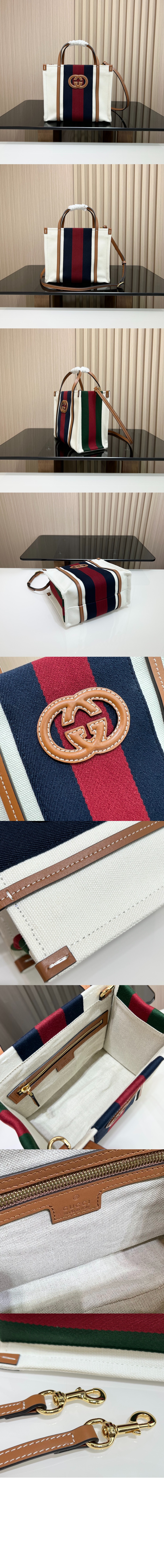 미니 인터로킹 G 토트백 727735