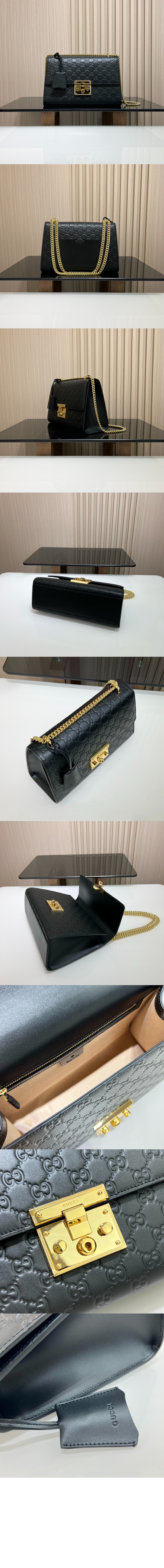 구찌 GG 수프림 패들락 숄더백 409486