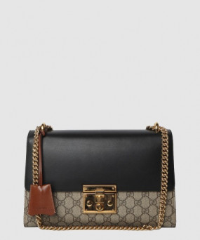 구찌 GG 수프림 패들락 숄더백 409486