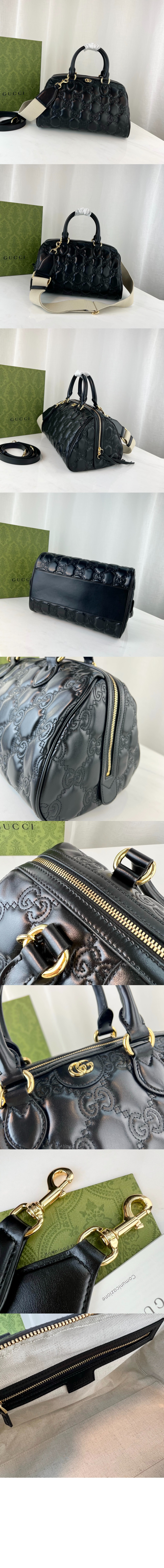 구찌 GG 마몽 마틀라세 미듐 토트백 702242