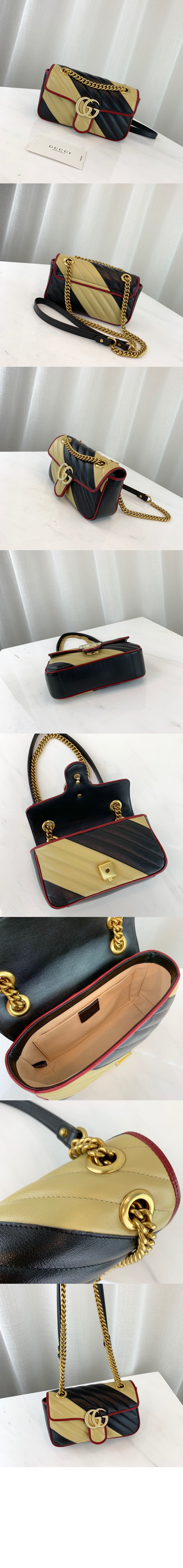 구찌 GG 미니 마틀라세 숄더백 446744