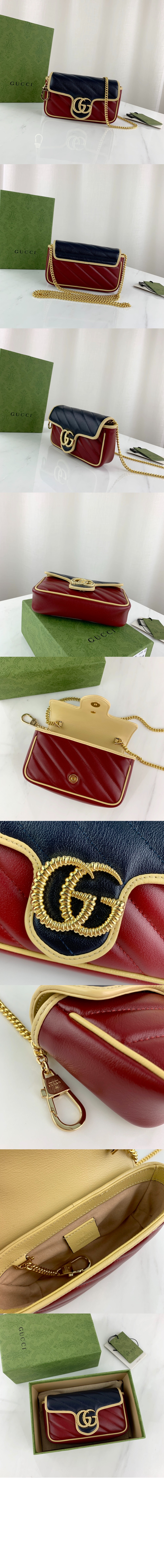 구찌 GG 마몽 수퍼 미니백 574969