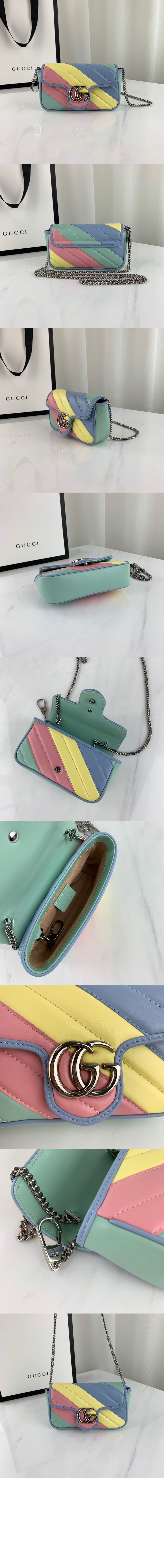 구찌 GG 마몽 멀티컬러 수퍼 미니백 476433