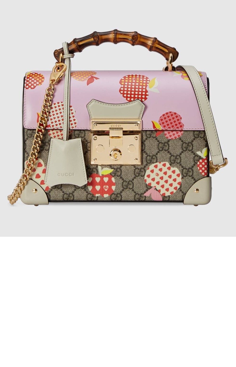 패드락 GG 스몰 뱀부 토트백 603221