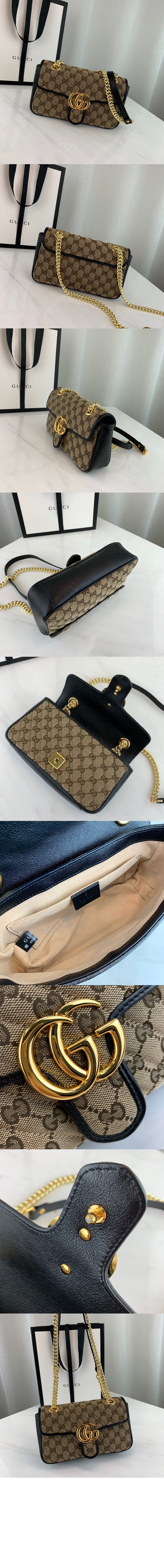 구찌 GG 마몽 스몰 숄더백 443497