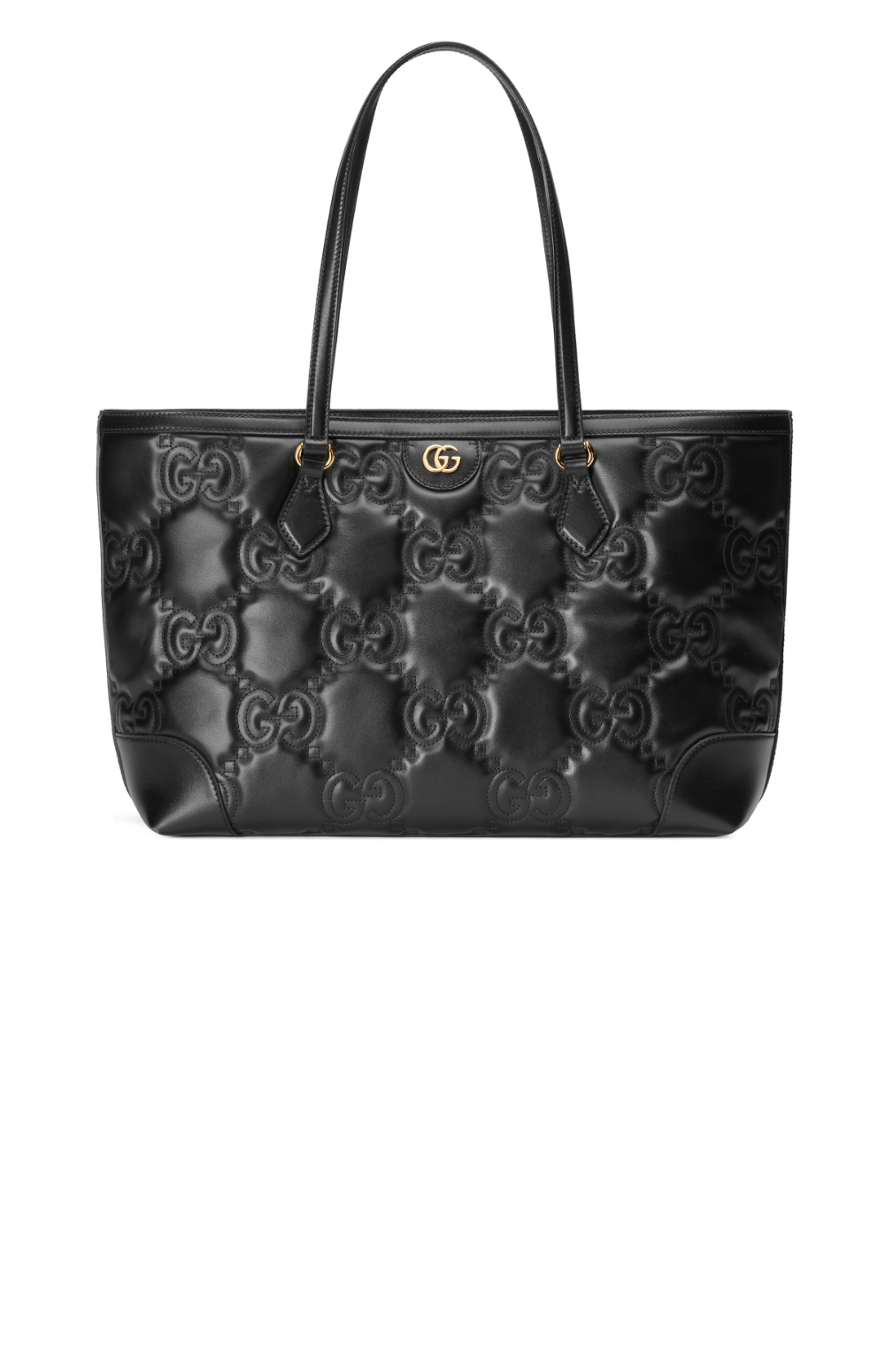 구찌 GG 마틀라세 레더 미디엄 토트백 631685