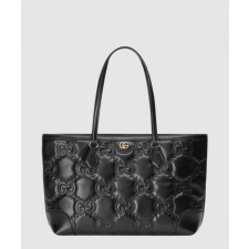 구찌 GG 마틀라세 레더 미디엄 토트백 631685